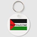 Recherche de drapeau de la palestine porteclés Blanc