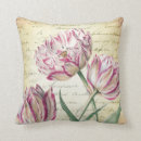 Recherche de tulipe vintage coussins Botanique