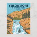 Recherche de chutes cartes postales Parc national de yellowstone