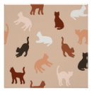 Recherche de silhouette de chat posters Rétro