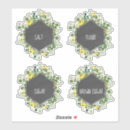 Recherche de fleur sauvage blanc autocollants Floral