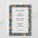Recherche de paisleys invitations Rouge