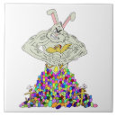 Recherche de oeuf de pâques carreaux Lapin