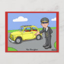 Recherche de chauffeur cartes postales Voiture