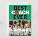 Recherche de coach remerciements cartes Sports