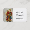 Recherche de le père noël vintage cartes visite Santa claus
