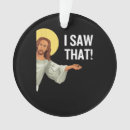 Recherche de jésus drôle ornements Dieu