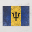 Recherche de drapeau des barbade cartes postales Antillais