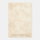 Recherche de papier parcheminé post its Cru