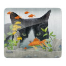 Recherche de chat noir et blanc planches à découper Chats