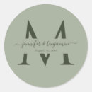 Recherche de initiale autocollants Scellés d'enveloppe