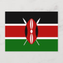 Recherche de drapeau du kenya cartes postales Drapeaux du monde