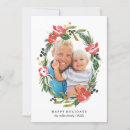 Recherche de fleurs noël cartes Aquarelle