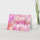 Recherche de 15th anniversaire cartes Rose