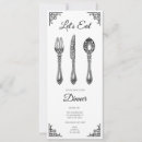 Recherche de cuillère fourchette couteau invitations Dîner