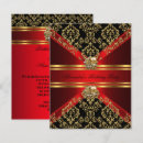 Recherche de damassé noire rouge invitations Pour tous