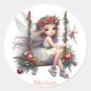 Recherche de anges de noël autocollants Aquarelle