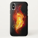 Recherche de oiseau de phoenix iphone coques Noir