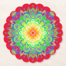 Recherche de psychedelic dessous de verres Mandala