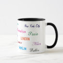 Recherche de villes du monde tasses Unique