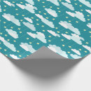 Recherche de motif nuage papier cadeau Pour elle