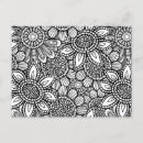Recherche de motif fleuri cartes postales Décoratif