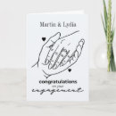 Recherche de bague de fiançailles vœux cartes Nouvellement fiancés