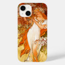 Recherche de alphonse mucha iphone coques Fleurs