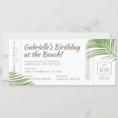Recherche de vert 10x23 invitations Plage