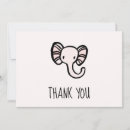 Recherche de elephant remerciements cartes Jungle