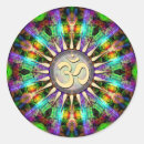 Recherche de mandala arc en ciel autocollants Sanskrit