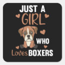 Recherche de chien boxer autocollants Chiot