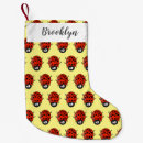 Recherche de coccinelle chaussette de noël Mignon