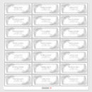 Recherche de listes autocollants Étiquettes de adresse invités