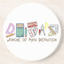 Recherche de mathématiques dessous de verres Nerd