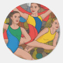 Recherche de rythmique autocollants Gymnaste