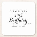 Recherche de 80 dessous de verres Fête d'anniversaire 80 ans