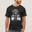Recherche de camp crystal lake tshirts Cristal