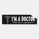 Recherche de humour médical voiture autocollants Médecin
