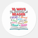 Recherche de lectrice autocollants Éducation