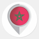 Recherche de marocains autocollants Drapeau marocain
