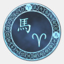 Recherche de cheval chinois autocollants Zodiaque