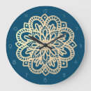 Recherche de mandala bleu horloges Yoga