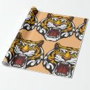 Recherche de tête de tigre papier cadeau Faune