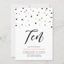 Recherche de de 10 ans anniversaire invitations Simple