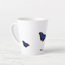 Recherche de papillon bleu morpho tasses Nature