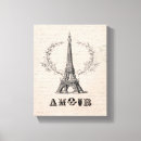 Recherche de tour eiffel vintage toiles Français