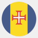 Recherche de madère autocollants Drapeau