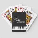 Recherche de piano noir et blanc jeux de cartes Clavier