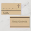 Recherche de religions cartes visite Pastor